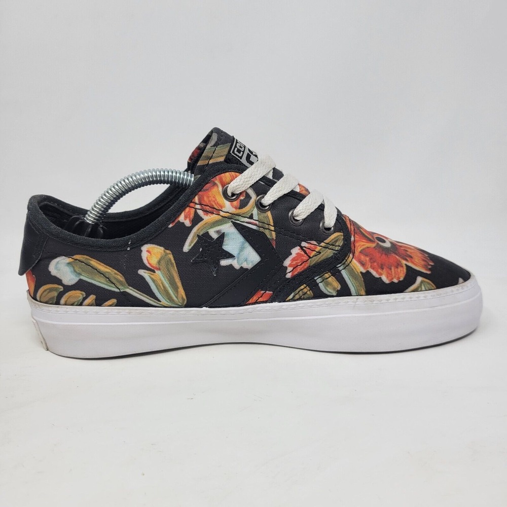 Converse Cons Zakim Ox Black Floral Hawaiian Print Size 5.5 Men's , 7 Women's - Picture 3 of 11